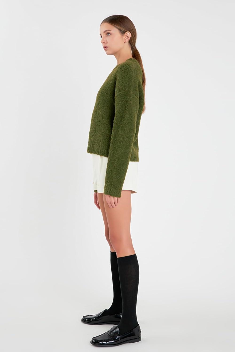 imageComfortable Round Neck Sweater by ENGLISH FACTORY