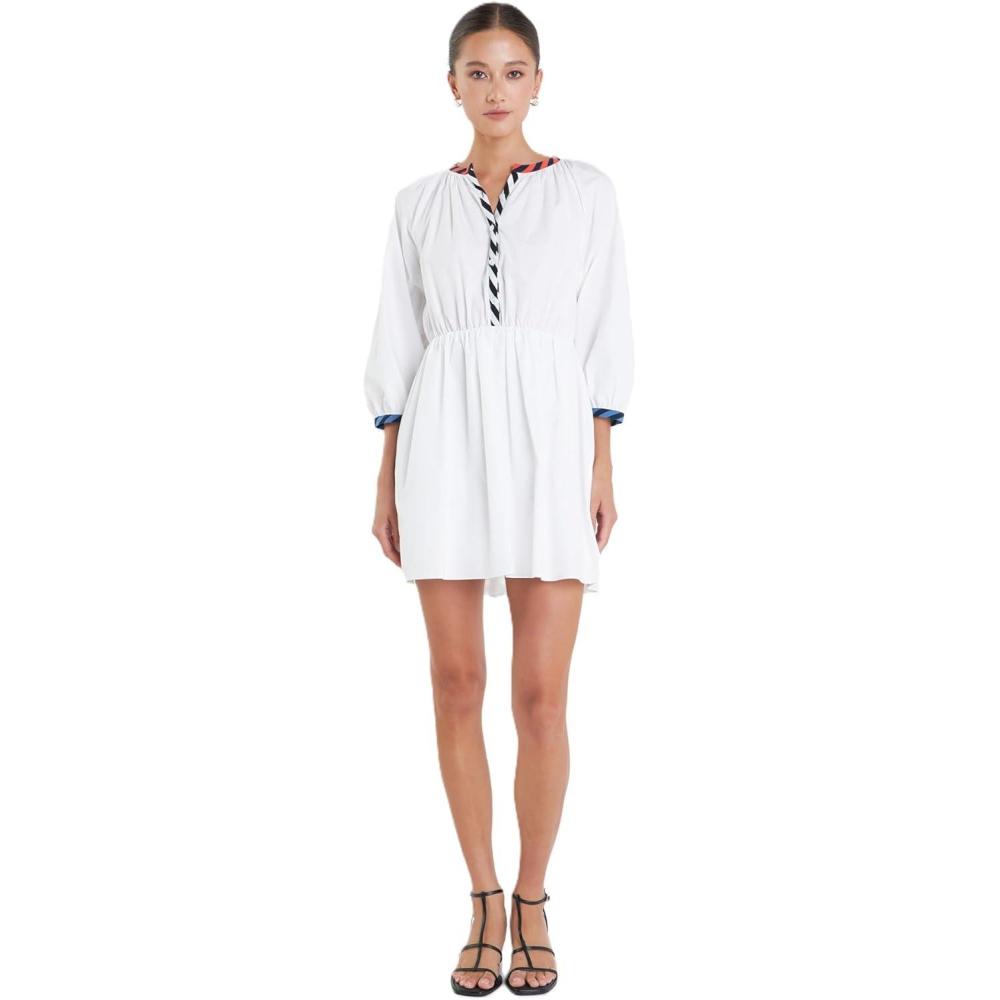 imageEndless Rose Poplin Shirt DressWhite