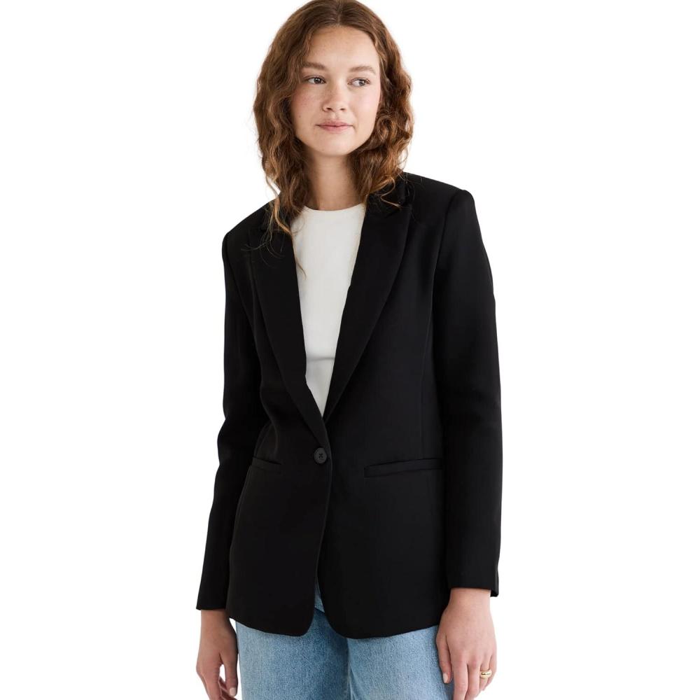imageEnglish Factory Womens Single Breasted Blazer