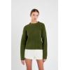 Comfortable Round Neck Sweater by ENGLISH FACTORY