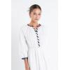 Endless Rose Poplin Shirt Dress(White)