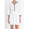 Endless Rose Poplin Shirt Dress(White)