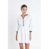 Endless Rose Poplin Shirt Dress(White)