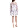 English Factory Floral Organza Buttoned Mini Dress(Lilac)