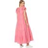 English Factory Tiered Ruffle Detail Maxi Dress(Roses)