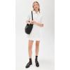 English Factory Women’s A-line Short Sleeve Shirt Dress(White)