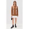 English Factory Women’s Argyle Polo Knit Dress(Tank/Pink)