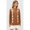 English Factory Women’s Argyle Polo Knit Dress(Tank/Pink)