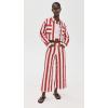 English Factory Women’s Bold Stripe Jeans(Red/White)