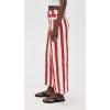 English Factory Women’s Bold Stripe Jeans(Red/White)