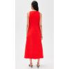 English Factory Women’s Bow Detailed Sleeveless Midi Dress(Red)