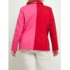 English Factory Women’s Color Block Blazer