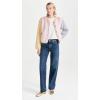 English Factory Women’s Colorblock Faux Fur Jacket