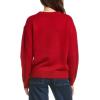 English Factory Womens Crewneck Statement Sweater, S, Red