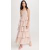 English Factory Women’s Floral Smocked Multi Tiered Dress(Ivory)