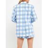 English Factory Women’s Gingham Blazer Blue