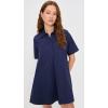 English Factory Women’s Kaftan Mini Dress(Navy)
