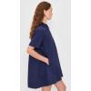 English Factory Women’s Kaftan Mini Dress(Navy)