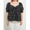 English Factory Women’s Multi Floral Embroidery Top