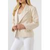 English Factory Women’s One Button Blazer Beige