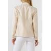 English Factory Women’s One Button Blazer Beige