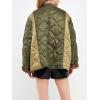 English Factory Women’s Oversize Quilted Jacket Olive XS/S