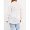 English Factory Women’s Oversized Linen Shirts White