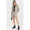 English Factory Women’s Plaid Cropped Blazer