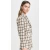 English Factory Women’s Plaid Cropped Blazer