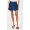 English Factory Women’s Ruffle Denim Skort(Dark Denim)