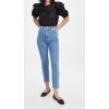 English Factory Women’s Ruffle Sleeve Eyelet Top(Black)