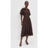 English Factory Women’s Shirt Midi Dress(Brown)