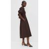 English Factory Women’s Shirt Midi Dress(Brown)
