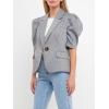 English Factory Women’s Short Puff Sleeve Jacket