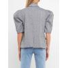 English Factory Women’s Short Puff Sleeve Jacket