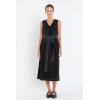 English Factory Women’s Stitch Detail Midi Dress(Black)