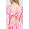 Women’s Floral Print Maxi Dress(Fuschia)
