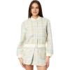 English Factory Plaid Boucle Bomber Jacket Multi MD
