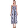 English Factory Stripe Sleeveless Maxi Dress(Navy/White)