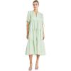 English Factory Tiered Midi Dress(Chartreuse)