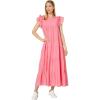 English Factory Tiered Ruffle Detail Maxi Dress(Roses)