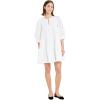 English Factory Women’s Blouson Sleeve Poplin Mini Dress(White)