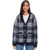 English Factory Women’s Check Cardigan(Navy/Grey)