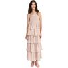 English Factory Women’s Floral Smocked Multi Tiered Dress(Ivory)