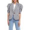 English Factory Women’s Short Puff Sleeve Jacket