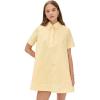 English Factory Women’s Striped Mini Dress(Yellow Stripe)