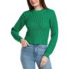 Round-neck Knit Sweater(Green)