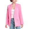 Terry Round Collared Blazer(Pink)