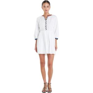 Endless Rose Poplin Shirt Dress(White)