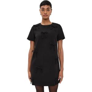 English Factory Women’s Bow Detailed Mini Dress(Black)